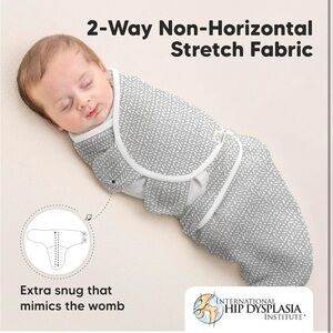 OS KeaBabies Soothe Swaddle Wrap Nordic 1 only